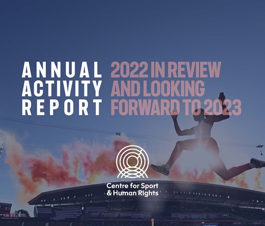 Cover From 2022 Activity Report