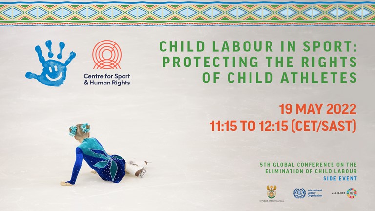 Child labour in sport: protecting the rights of child athletes. 19 May 2022 11:15 to 12:15 CET