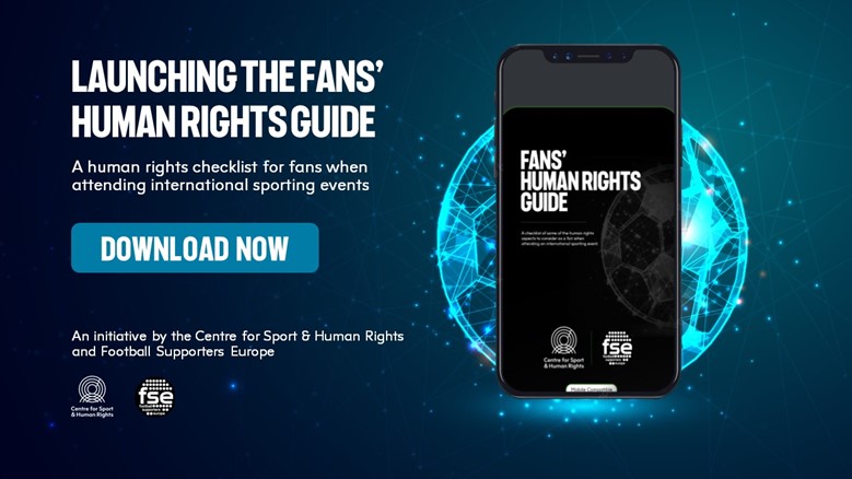 Launching the fans' human rights guide - Download Now